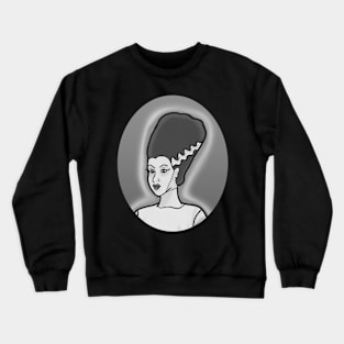 Frankenstein's Bride (Black and White) Crewneck Sweatshirt